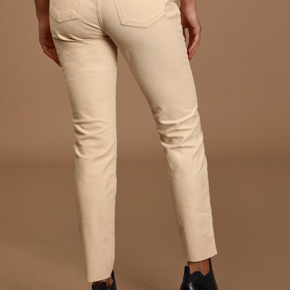 3️⃣9️⃣Free People Velvet Skinny Ivory - Picture 6 of 9
